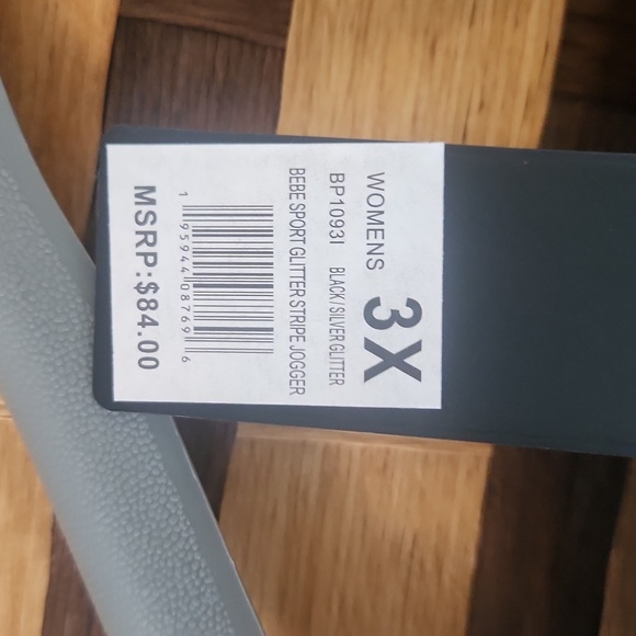 NWT! Bebe fleece pants - Picture 5 of 9